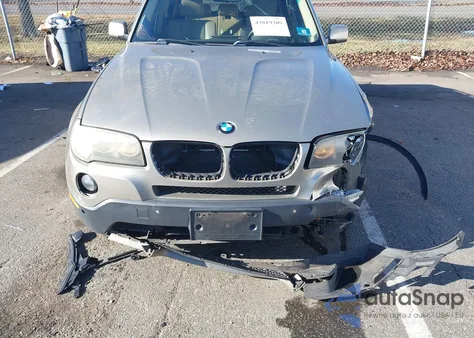 2007 BMW X3 3.0Si from USA, damaged, VIN WBXPC93407WF02349